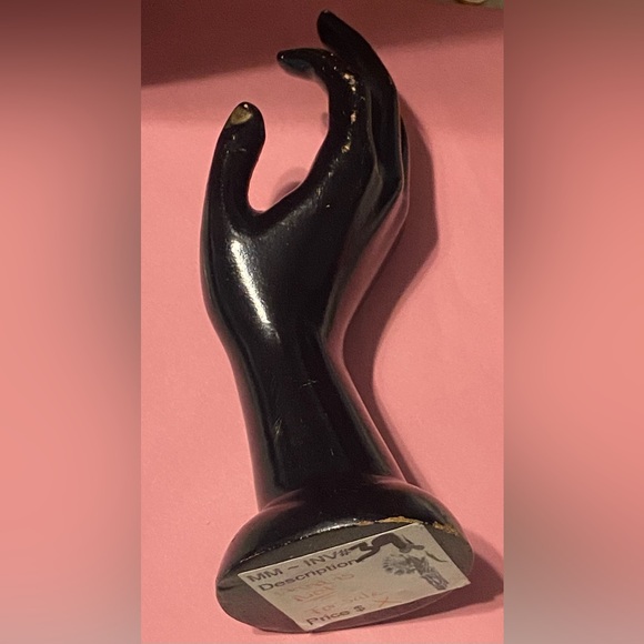 Vintage Small Black Display Hand #7135 - Picture 4 of 7